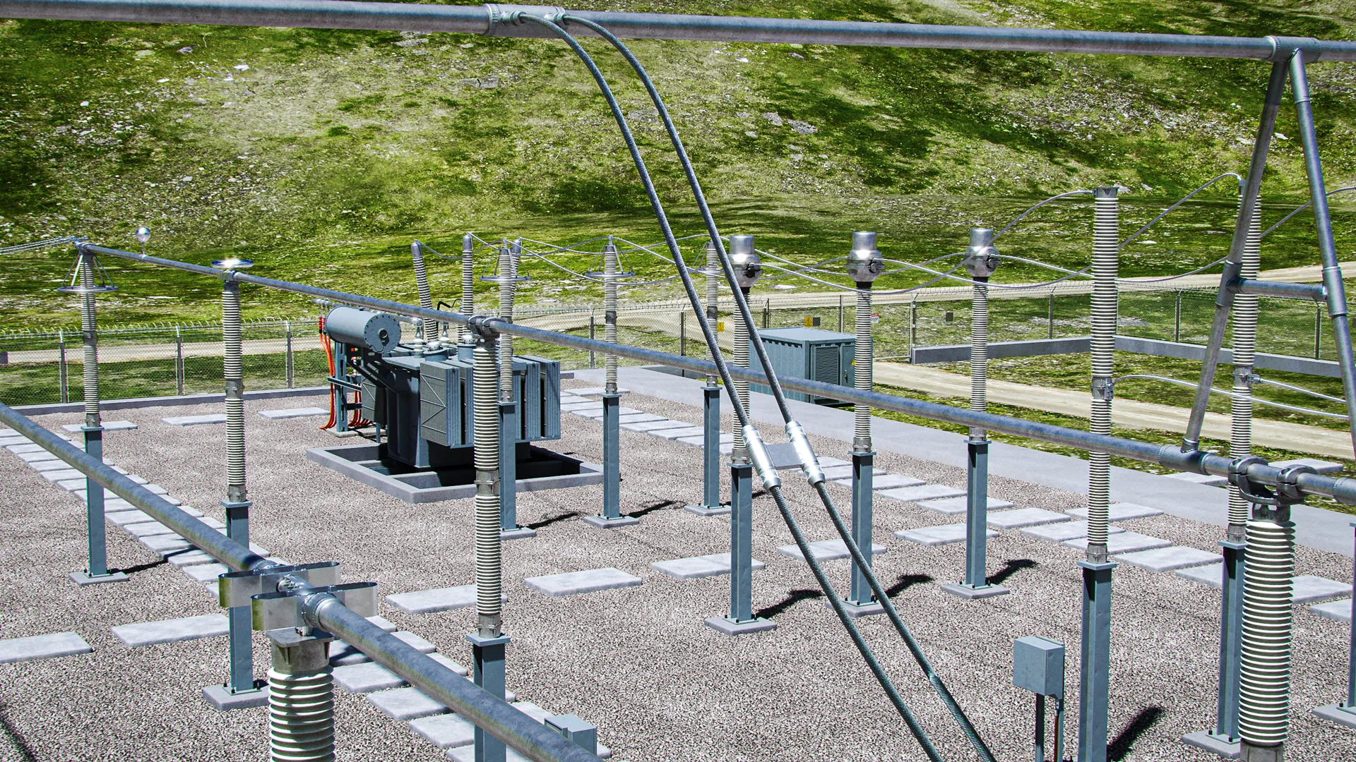 DMC_Sub_Post Hitsman Design Modeling & Rendering of Electrical Sub-Station for DMC Power